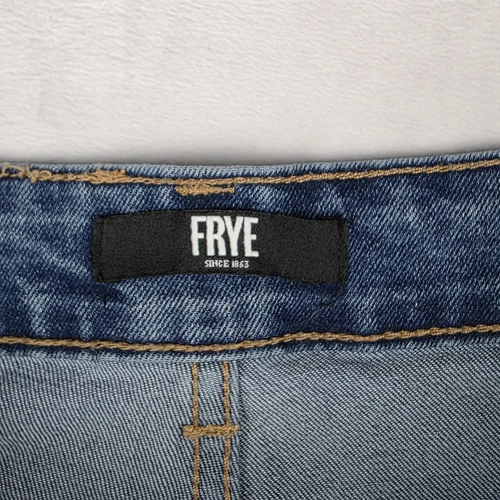 Frye Jeans Womens Size 8/29 Straight Leg‎ High Rise Blue Denim Pants